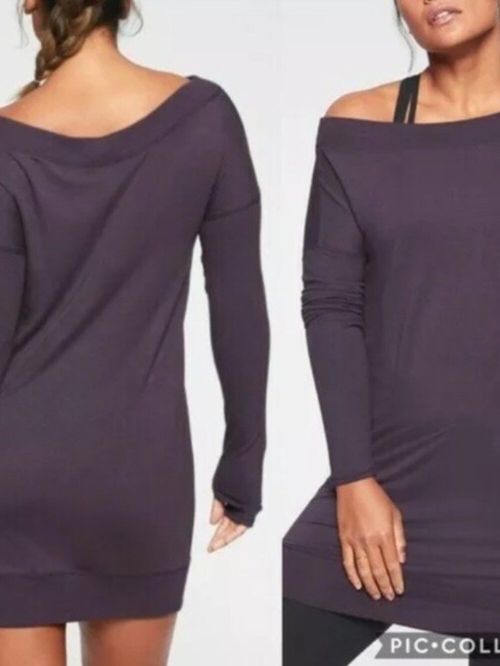 Athleta Studio Barre Sweatshirt Dress
